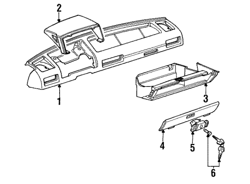 1986 Audi 4000 Quattro Instrument Panel