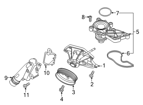 2018 Audi Q7 Water Pump Diagram 2