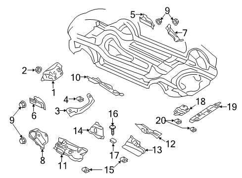 2017 Audi Q7 Heat Shields