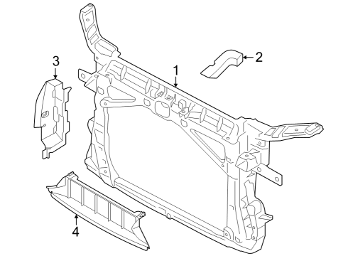 2023 Audi RS3 Radiator Support