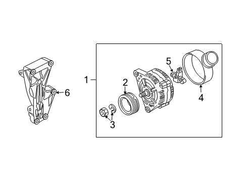 2007 Audi S4 Alternator