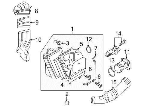 2008 Audi A4 Air Intake