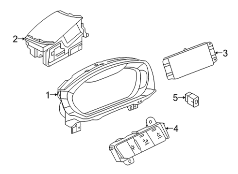 2022 Audi RS7 Sportback Switches Diagram 3