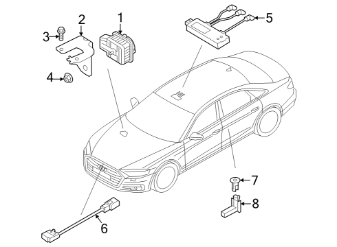 2024 Audi Q8 e-tron Alarm System