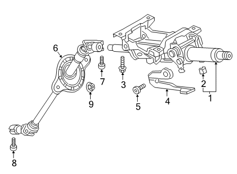 2017 Audi A4 allroad Steering Column & Wheel, Steering Gear & Linkage