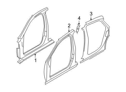 2006 Audi A6 Quattro Aperture Panel