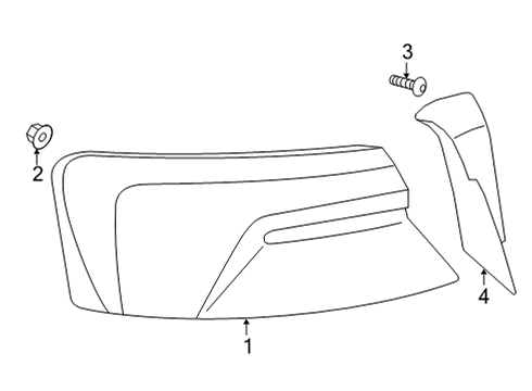 2022 Audi RS5 Tail Lamps