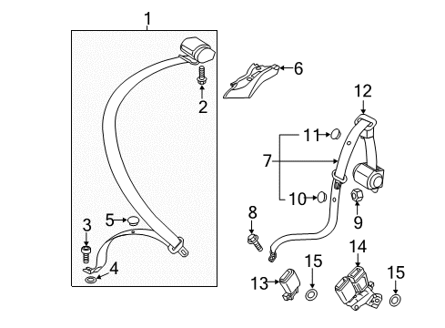 2017 Audi Q3 Quattro Seat Belt