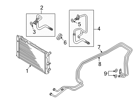 2010 Audi Q5 Trans Oil Cooler