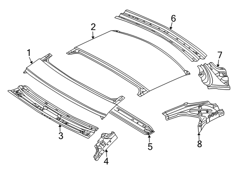 2013 Audi RS5 Roof & Components