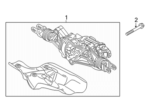 2021 Audi RS6 Avant Steering Gear