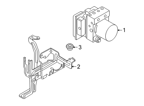 2007 Audi S4 ABS Components