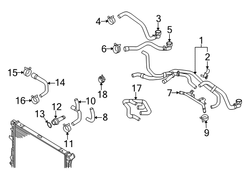 2010 Audi Q7 Hoses, Lines & Pipes Diagram 2