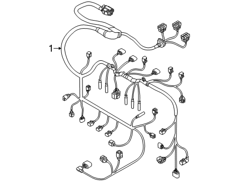 2013 Audi Q7 Wiring Harness