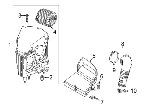 2018 Audi Q5 Air Intake