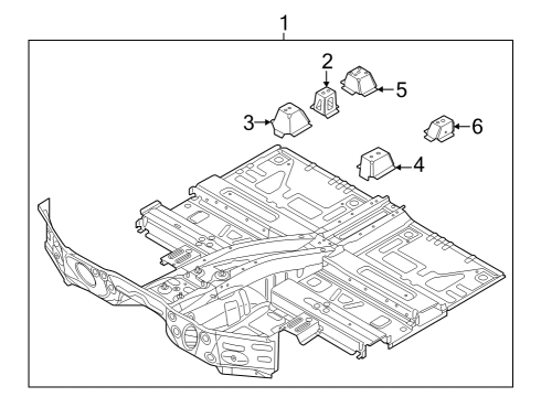 2024 Audi Q8 e-tron Floor