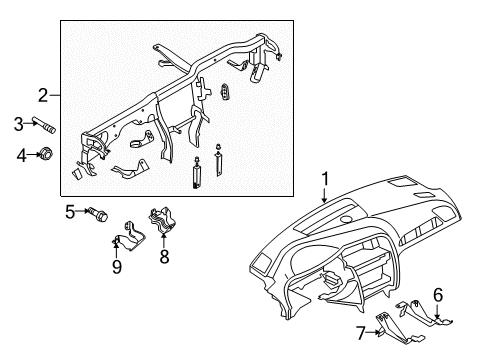 2014 Audi A4 Cluster & Switches, Instrument Panel