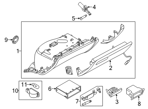 2013 Audi A7 Quattro Glove Box