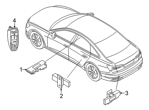 2022 Audi RS7 Sportback Electrical Components