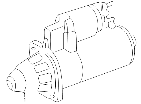 2005 Audi A4 Quattro Starter Diagram for 06D-911-023-AX