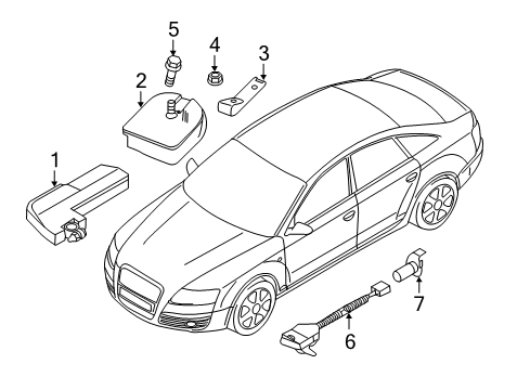 2014 Audi A4 Alarm System