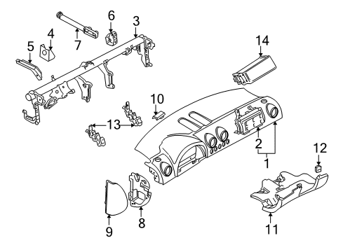 2006 Audi TT Instrument Panel