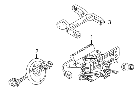 2013 Audi A7 Quattro Steering Column & Wheel, Steering Gear & Linkage