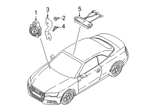 2022 Audi A5 Sportback Alarm System