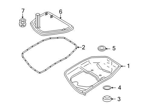 2011 Audi S6 Transaxle Parts