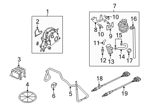 2006 Audi A4 Quattro Emission Components