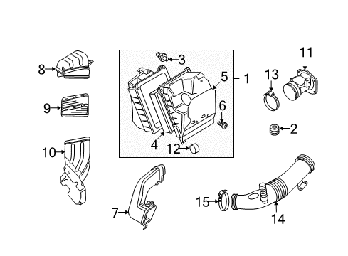 2006 Audi A4 Quattro Air Intake