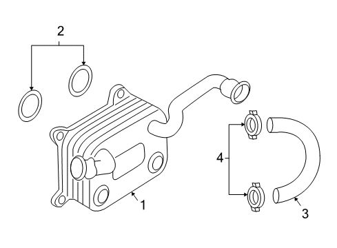 2004 Audi S4 Oil Cooler