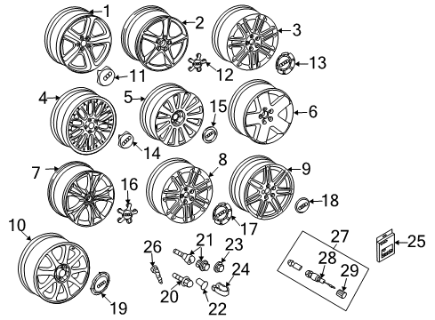 2007 Audi S8 Wheels Diagram 2