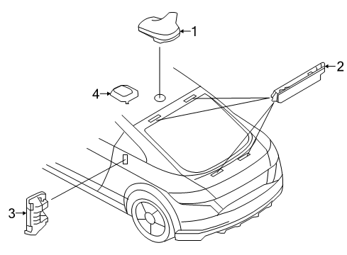 2018 Audi TT RS Quattro Antenna & Radio