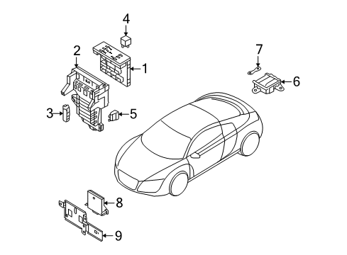 2009 Audi R8 Fuse & Relay