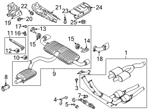 2008 Audi TT Quattro Exhaust Components