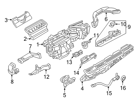 2017 Audi Q7 Ducts