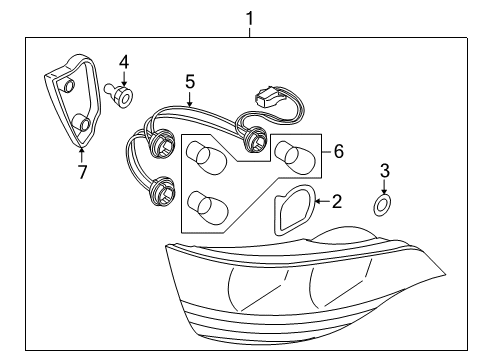 2009 Audi Q7 Bulbs Diagram 5