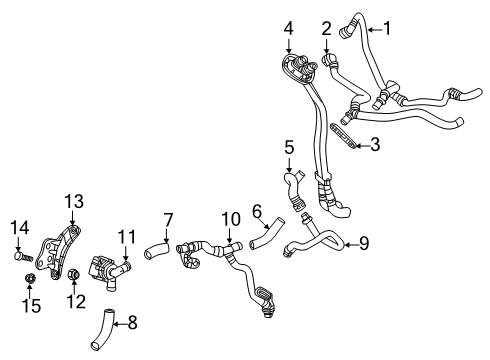 2020 Audi A8 Quattro Hoses, Lines & Pipes