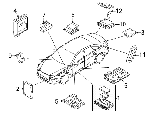 2023 Audi A7 Sportback Electrical Components