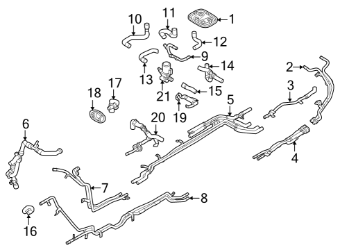 2023 Audi Q5 Hoses, Lines & Pipes Diagram 4