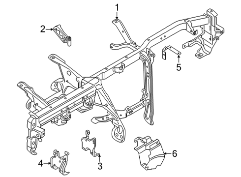 2020 Audi A6 allroad Instrument Panel, Body Diagram 5