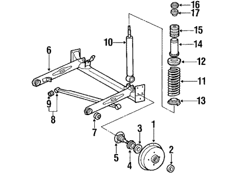 1985 Audi 4000 Rear Brakes