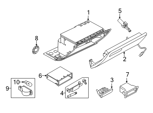 2018 Audi RS7 Glove Box