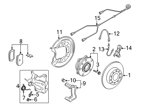 2007 Audi A3 Quattro Anti-Lock Brakes