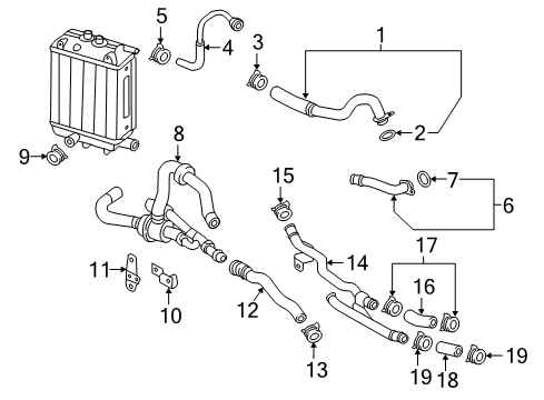 2016 Audi RS7 Hoses, Lines & Pipes Diagram 5