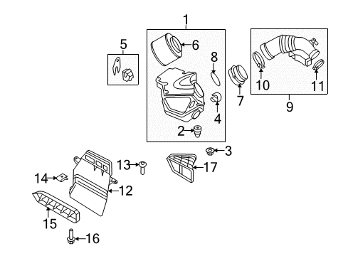 2014 Audi Q5 Air Intake