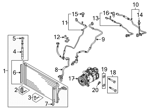 2009 Audi Q7 Air Conditioner Diagram 1