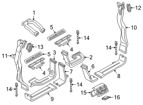 2020 Audi A8 Quattro Ducts