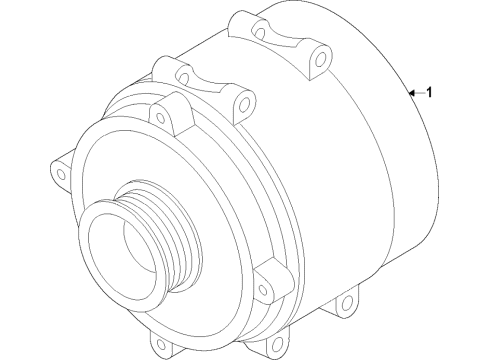 2020 Audi A8 Quattro Alternator